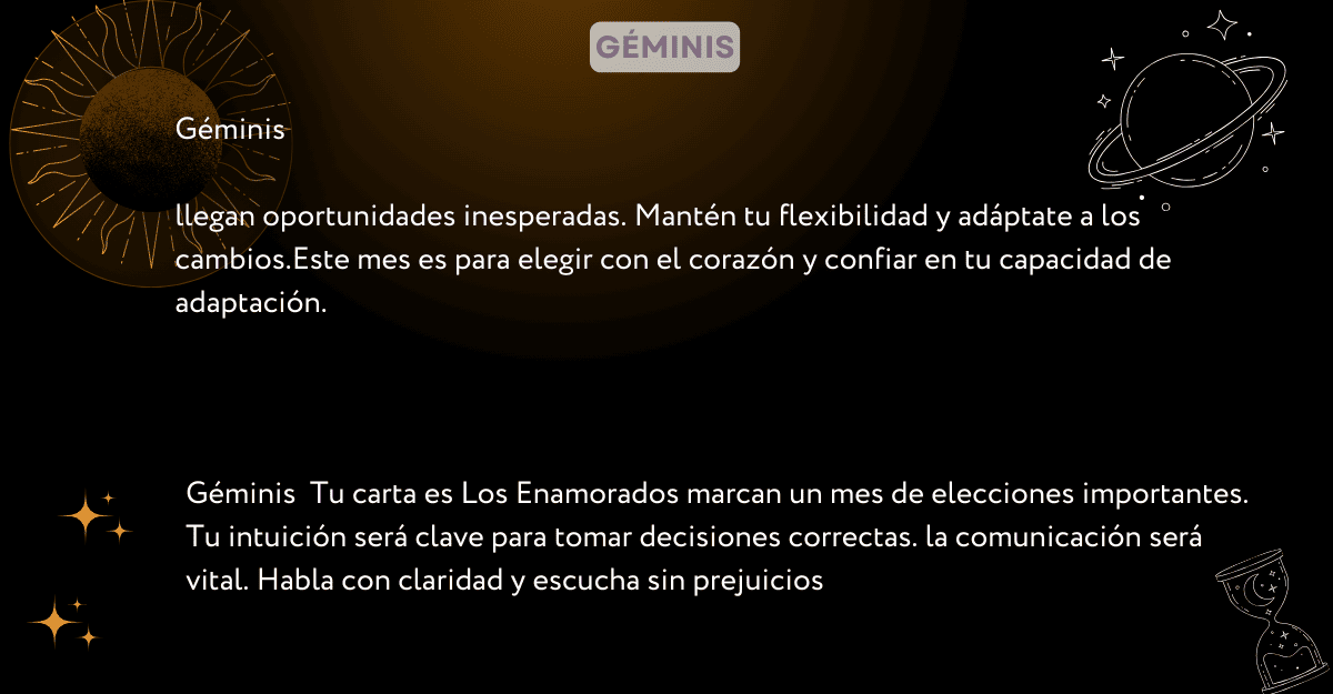 Tarot y astrología: mensajes importantes para tu signo en el final de agosto Tarot y astrología: mensajes importantes para tu signo en el final de agosto