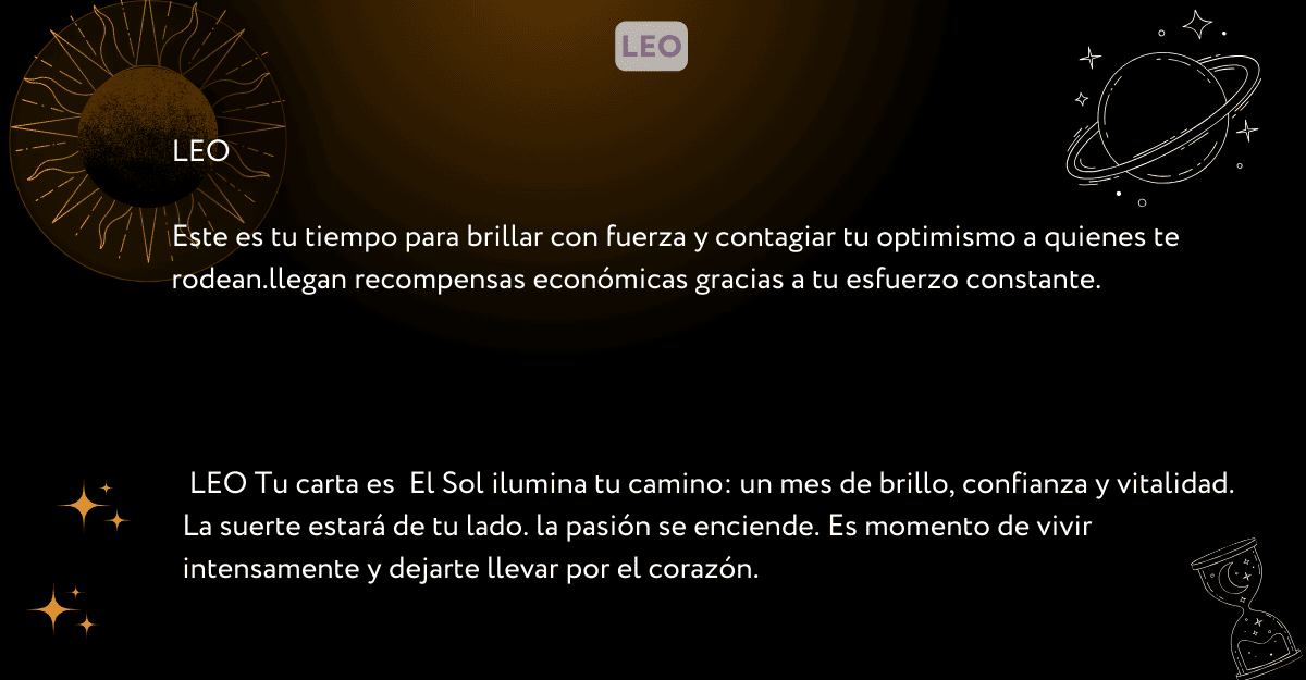 Tarot y astrología: mensajes importantes para tu signo en el final de agosto Tarot y astrología: mensajes importantes para tu signo en el final de agosto