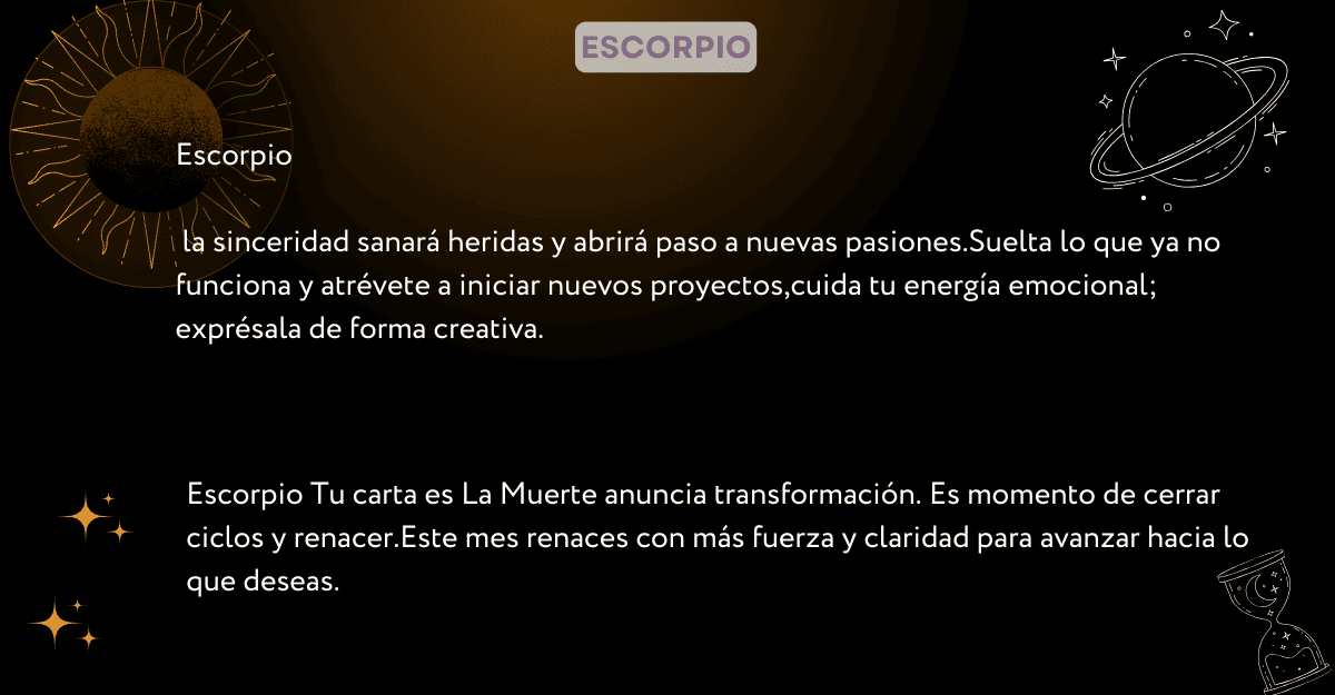 Tarot y astrología: mensajes importantes para tu signo en el final de agosto Tarot y astrología: mensajes importantes para tu signo en el final de agosto