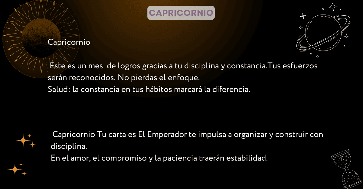 Tarot y astrología: mensajes importantes para tu signo en el final de agosto Tarot y astrología: mensajes importantes para tu signo en el final de agosto