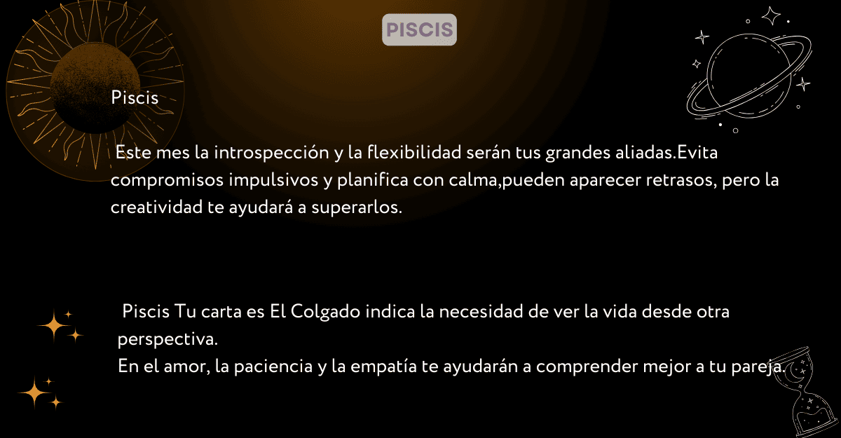 Tarot y astrología: mensajes importantes para tu signo en el final de agosto Tarot y astrología: mensajes importantes para tu signo en el final de agosto